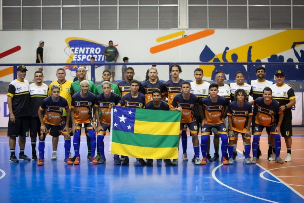 Seleção sergipana conquista o vice-campeonato no brasileiro de seleções de futsal