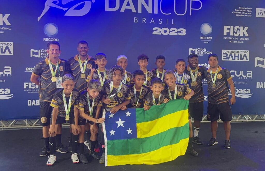 Time sergipano é campeão de torneio internacional de futebol sub-11