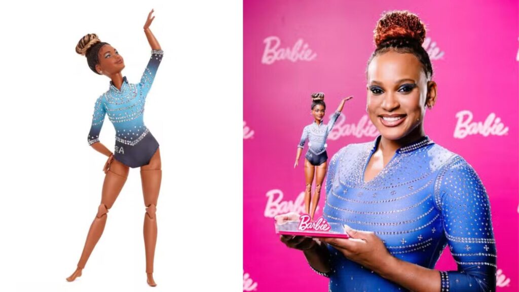 Rebeca Andrade é homenageada em edição comemorativa da Barbie