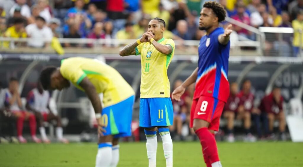 Brasil empata com EUA em último confronto antes da Copa América