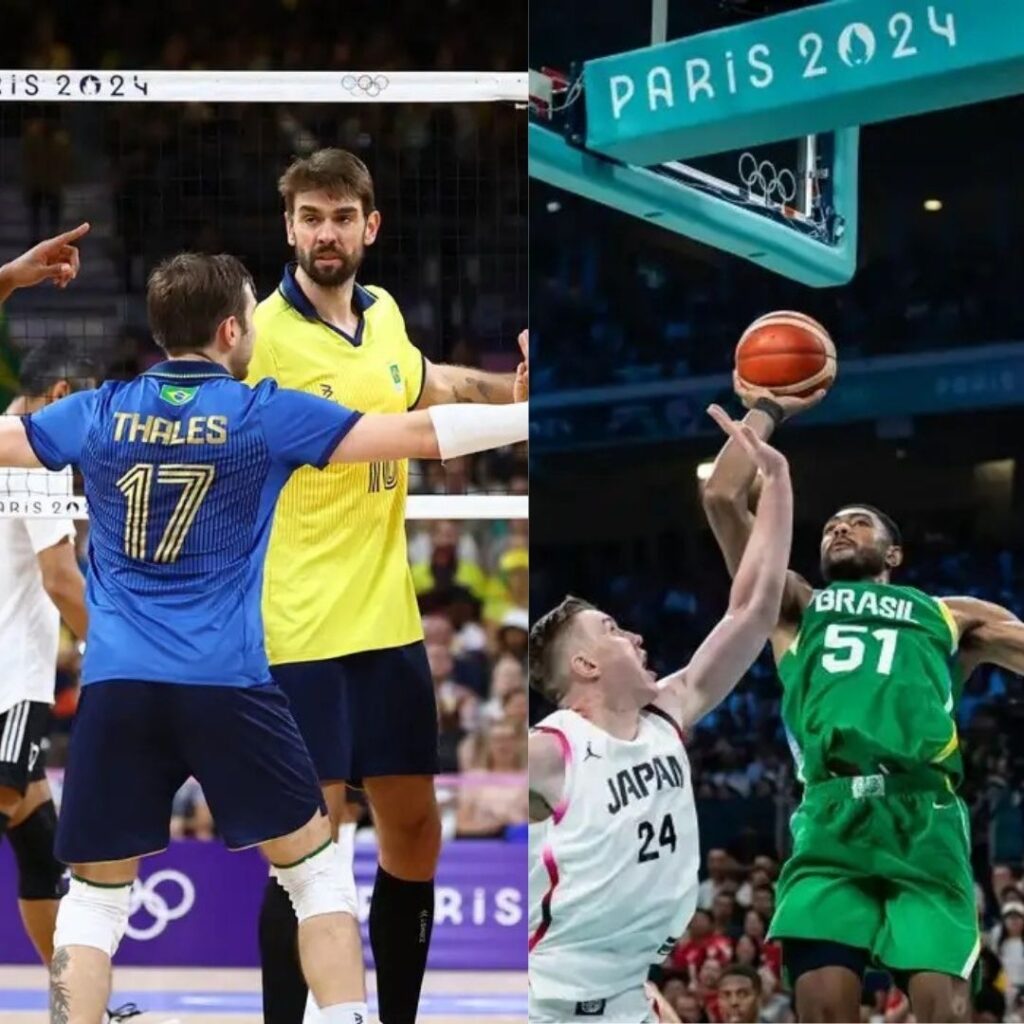 Olimpíadas de Paris: manhã tem vitória masculina no vôlei e no basquete e derrota de Calderano nas semis