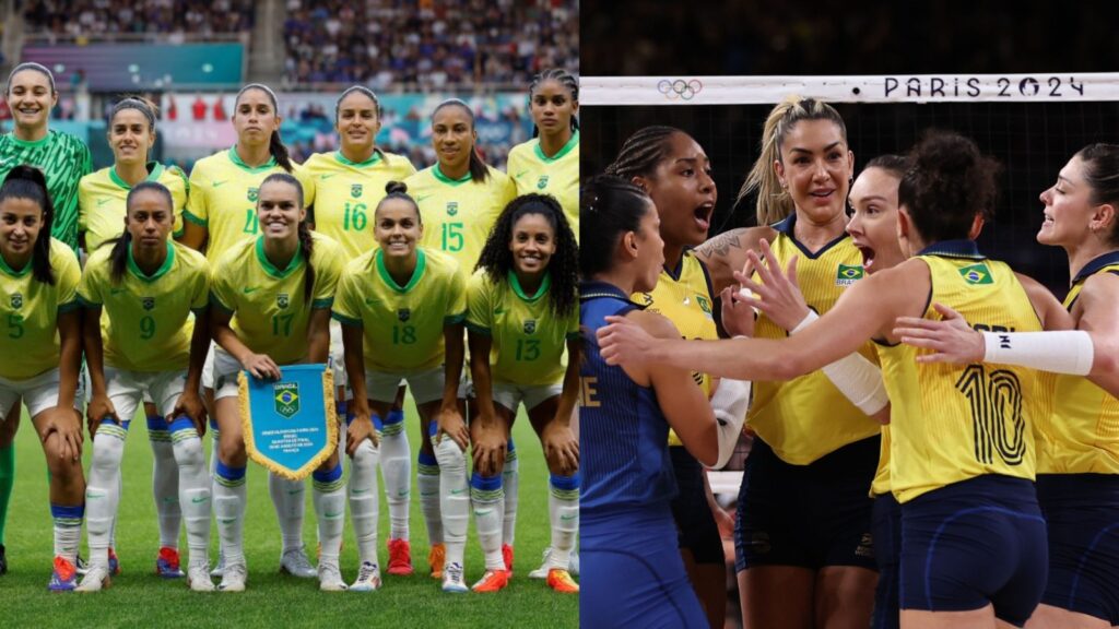 Olímpiadas 2024: Brasil fecha com prata no futebol e bronze no vôlei de quadra