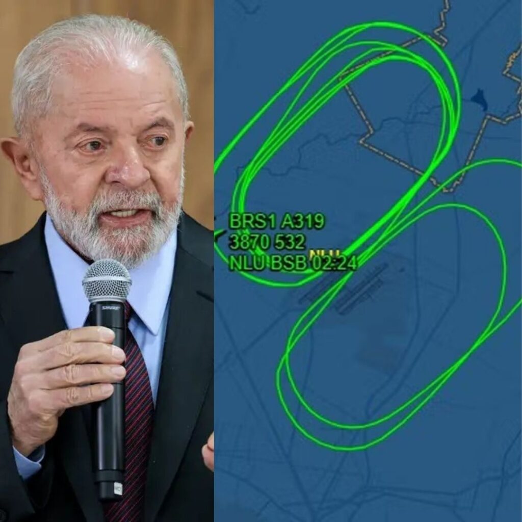 Por problemas técnicos, avião de Lula é forçado a dar voltas durante 5h antes de aterrissar